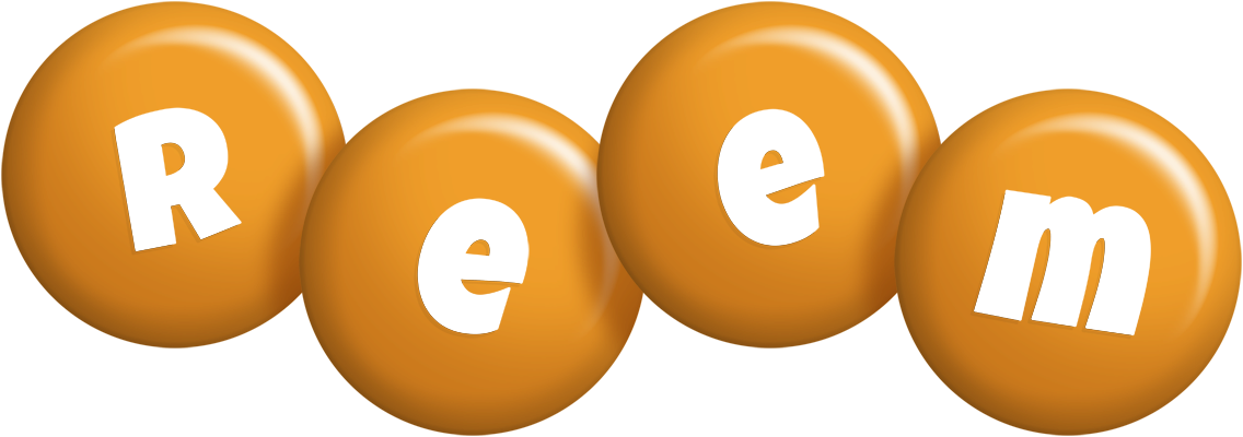 Reem candy-orange logo
