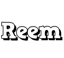 Reem snowing logo