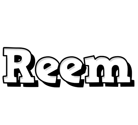Reem snowing logo