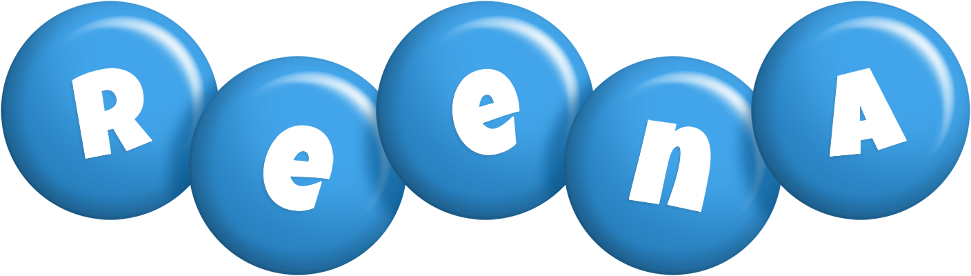 Reena candy-blue logo
