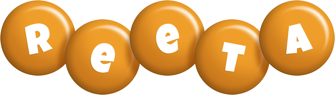 Reeta candy-orange logo