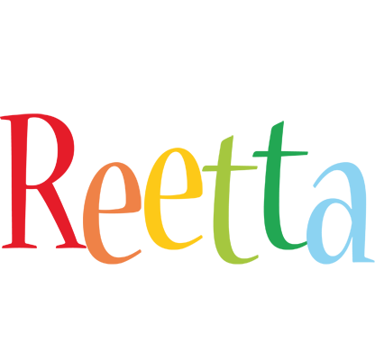 Reetta birthday logo