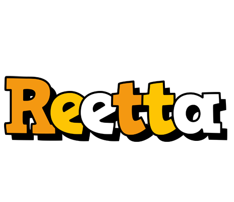 Reetta cartoon logo