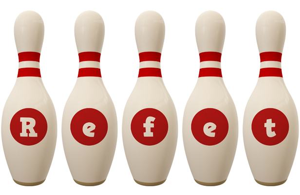 Refet bowling-pin logo