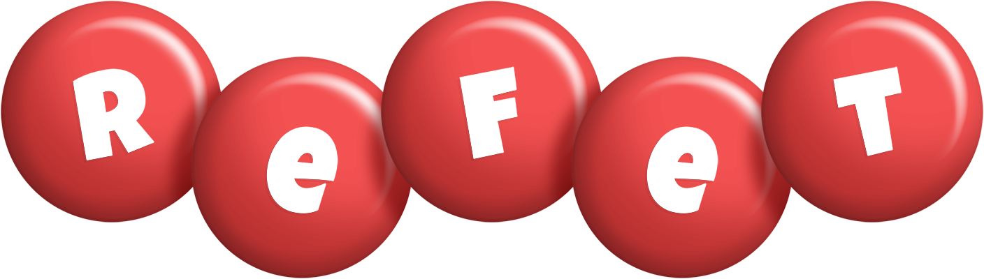 Refet candy-red logo
