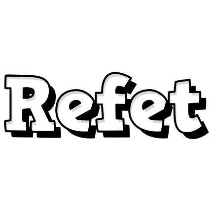Refet snowing logo