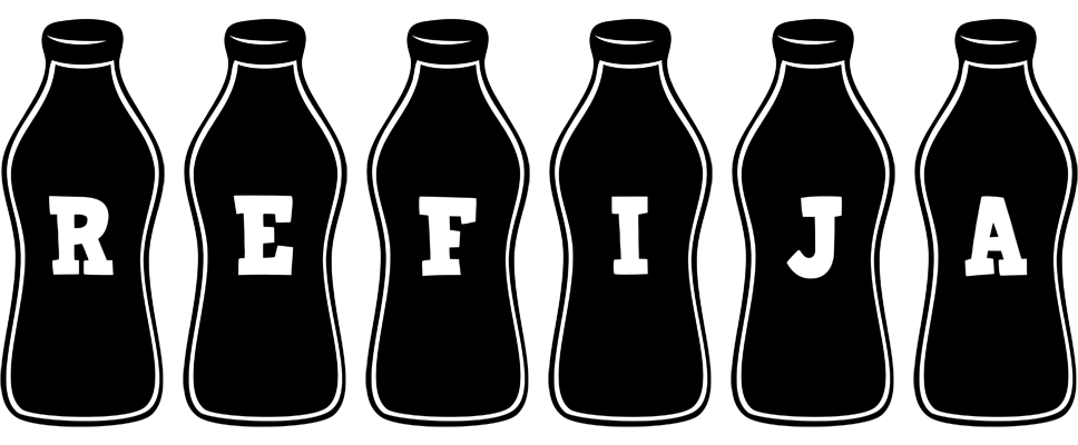 Refija bottle logo