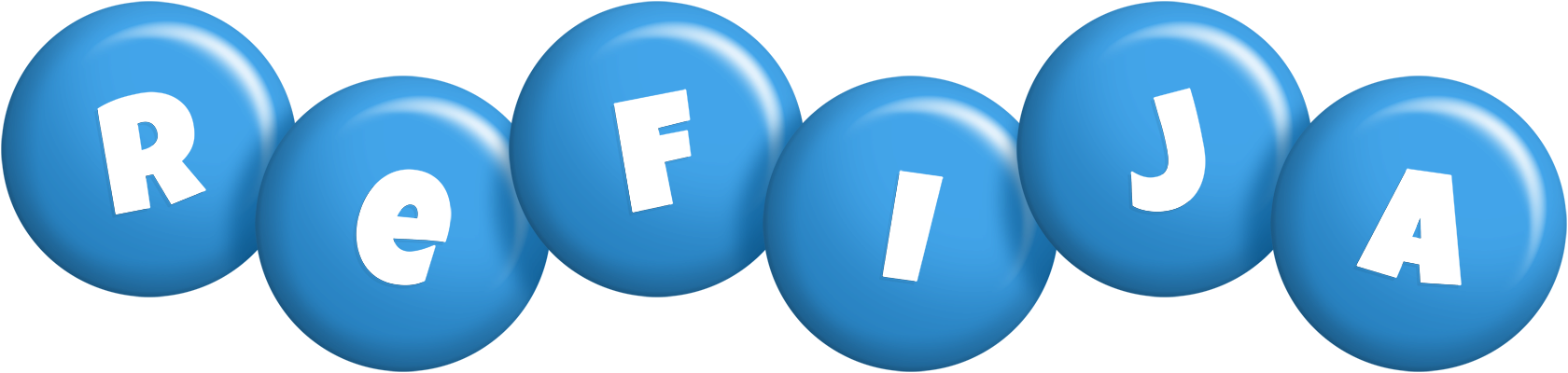 Refija candy-blue logo