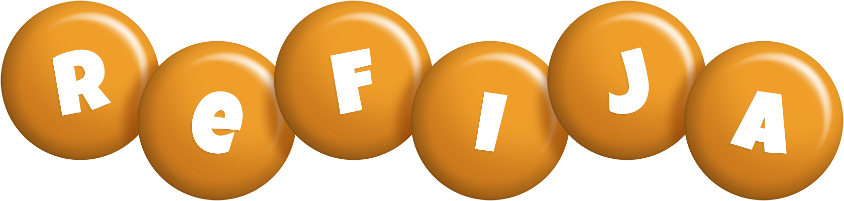 Refija candy-orange logo