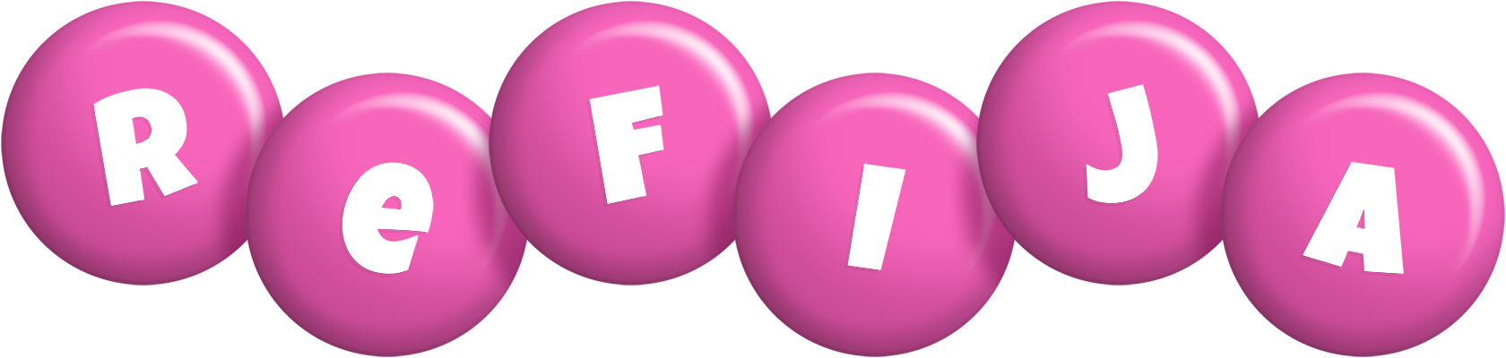 Refija candy-pink logo