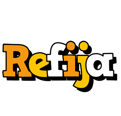 Refija cartoon logo