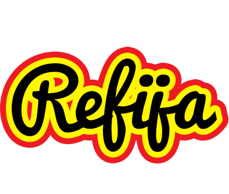 Refija flaming logo