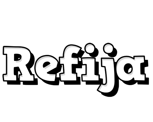 Refija snowing logo