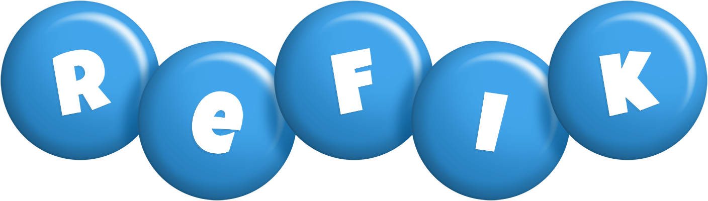 Refik candy-blue logo