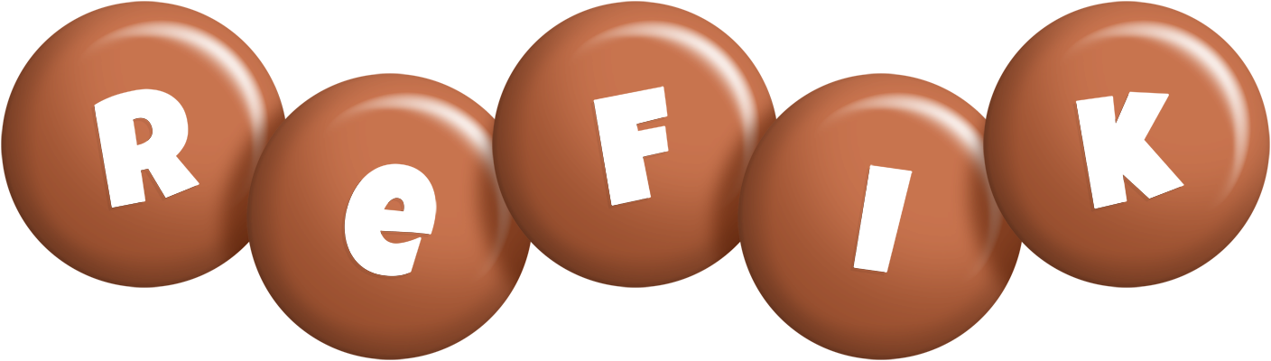 Refik candy-brown logo