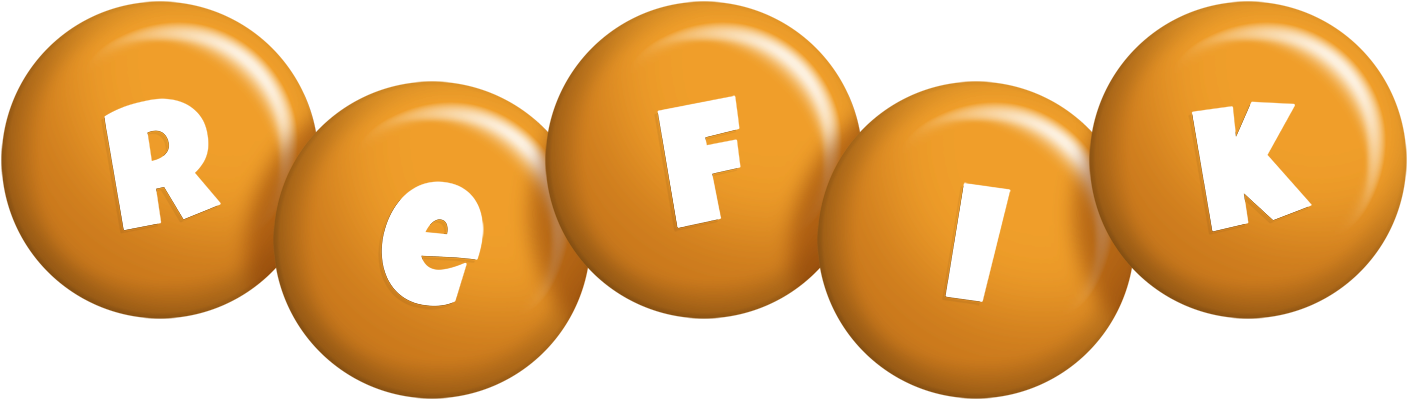 Refik candy-orange logo