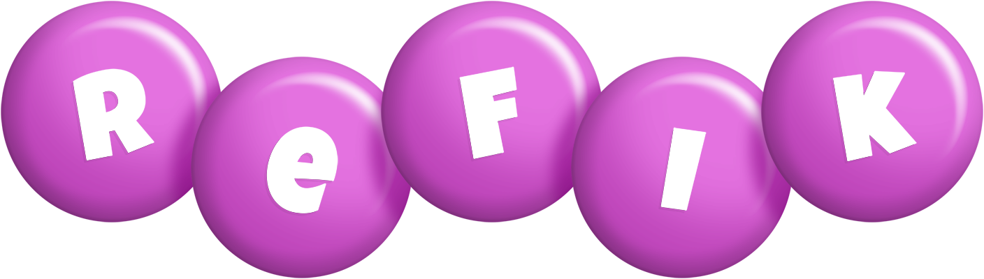 Refik candy-purple logo