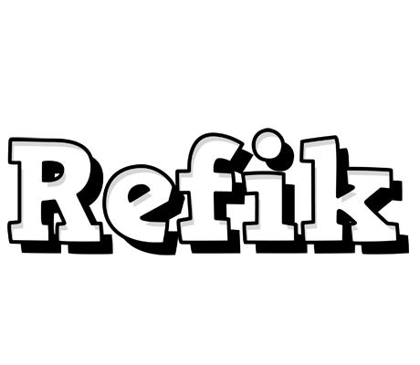 Refik snowing logo