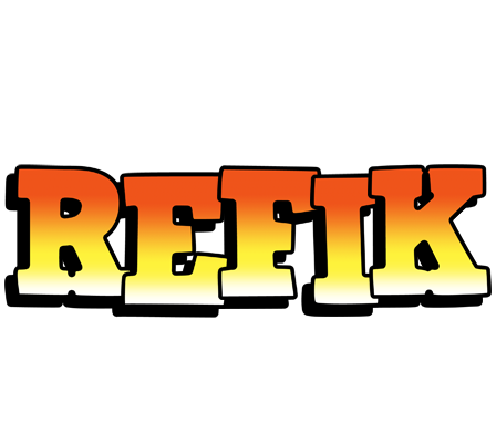 Refik sunset logo