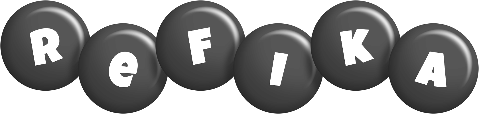Refika candy-black logo