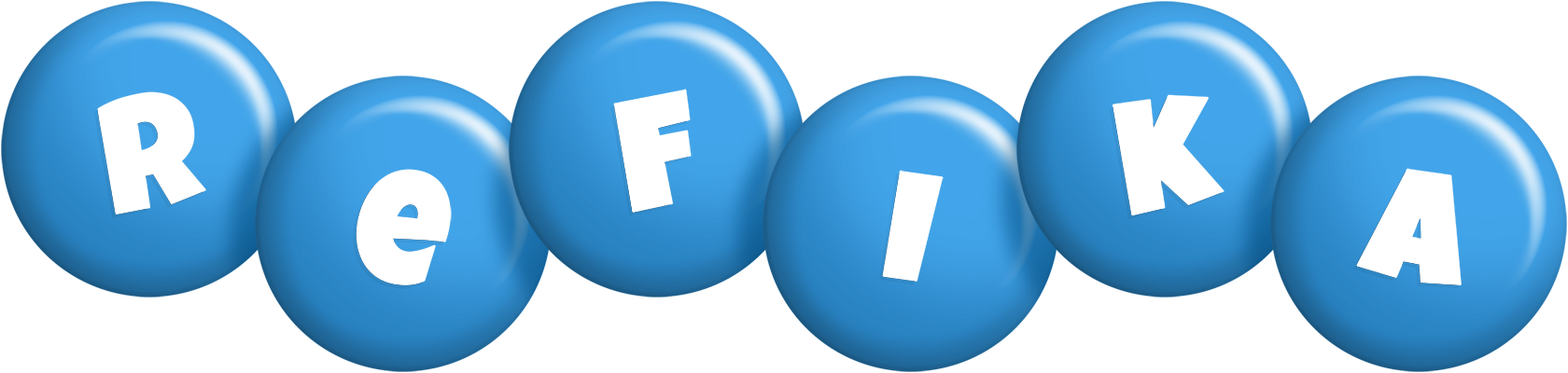 Refika candy-blue logo