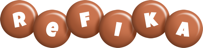 Refika candy-brown logo