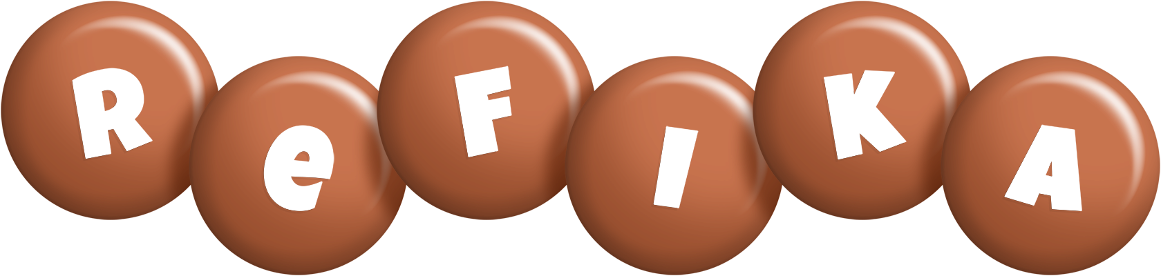 Refika candy-brown logo
