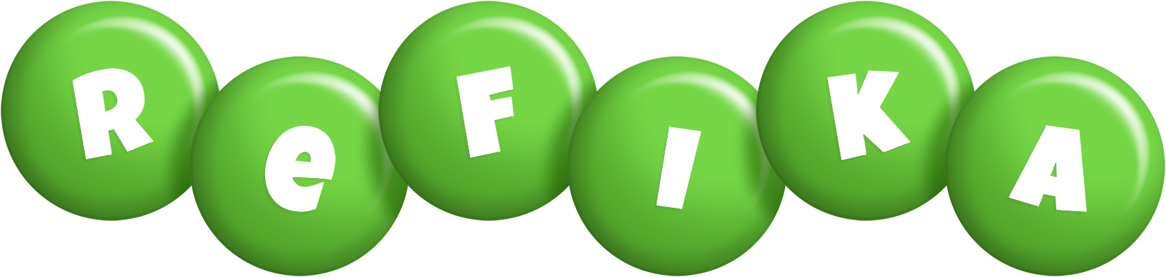 Refika candy-green logo