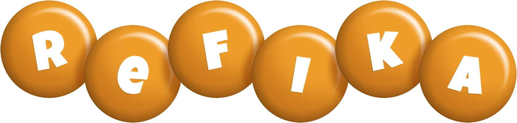 Refika candy-orange logo