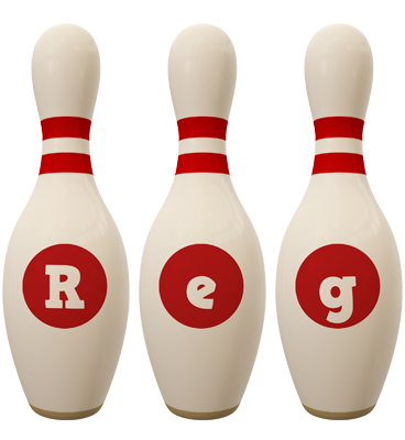 Reg bowling-pin logo