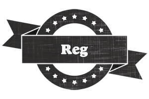 Reg grunge logo