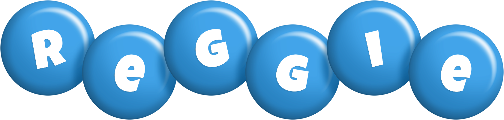 Reggie candy-blue logo