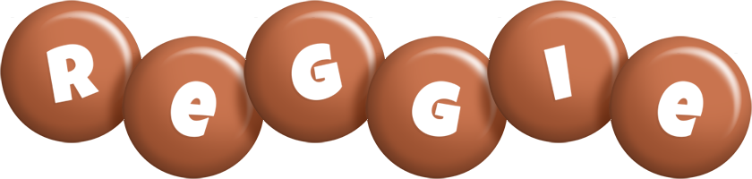 Reggie candy-brown logo