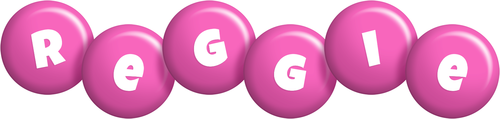 Reggie candy-pink logo