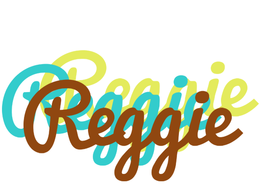 Reggie cupcake logo