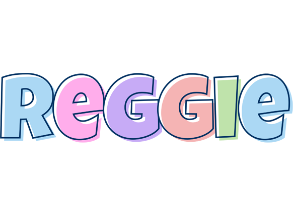 Reggie pastel logo