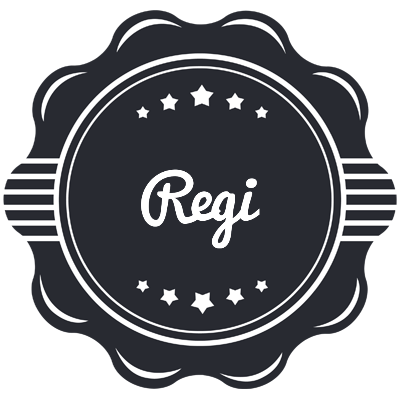 Regi badge logo