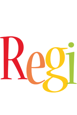 Regi birthday logo