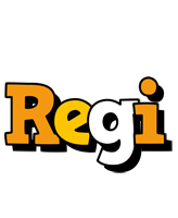 Regi cartoon logo