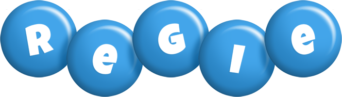 Regie candy-blue logo
