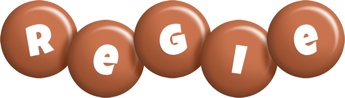 Regie candy-brown logo