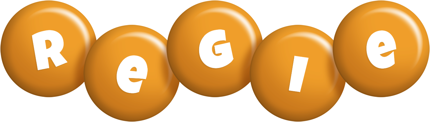 Regie candy-orange logo