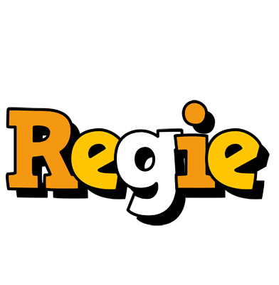 Regie cartoon logo