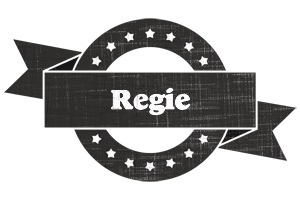 Regie grunge logo