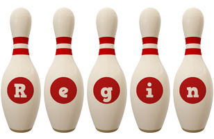 Regin bowling-pin logo