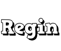 Regin snowing logo