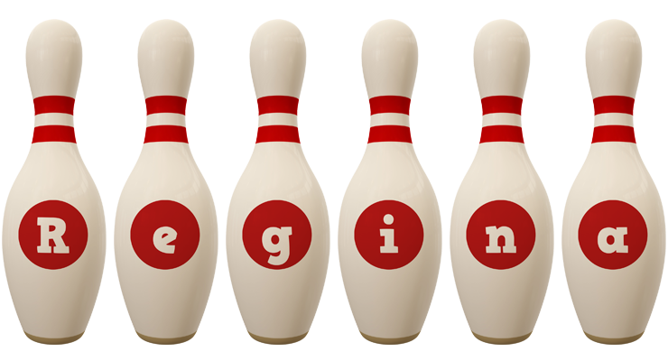 Regina bowling-pin logo