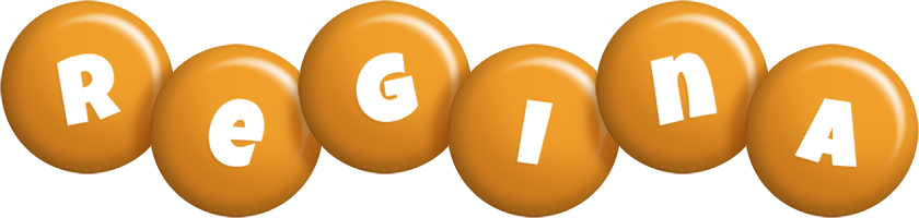 Regina candy-orange logo