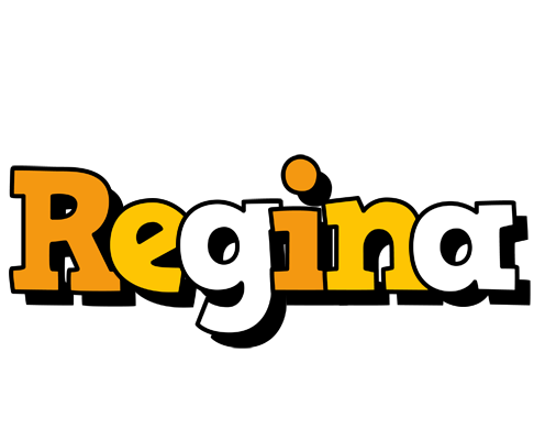 Regina cartoon logo