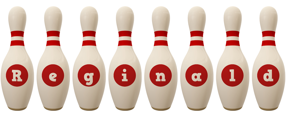 Reginald bowling-pin logo